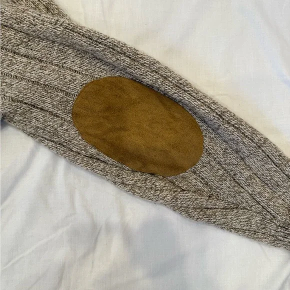 Orvis Men's Sweater with Tan Suede Patches